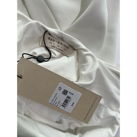 Bec + Bridge Be Mine Square Neck Dress in Ivory - Picture 6 of 6